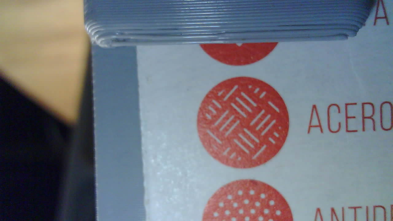 Captura de la paleta